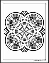 90 Celtic Coloring Pages Irish Scottish Gaelic Kids Adults PDF sketch template