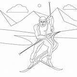 Skiing Coloring Pages Printable For Free Download sketch template