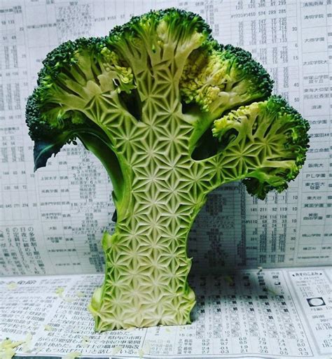 Japanese Artist Turns Food into Oddly Satisfying Carved Works of Art : r/oddlysatisfying