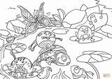 Life In A Pond coloring page  Free Printable Coloring Pages sketch template