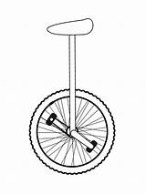 Unicycle Coloring Page  Funny Pages sketch template