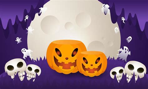 Halloween background For a party and sale on Halloween night.Happy ...