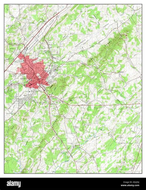 Athens, Tennessee, map 1964, 1:24000, United States of America by ...