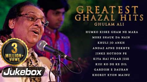 Ghulam Ali Greatest Ghazal Hits | Pakistani Romantic Sad Ghazals - YouTube