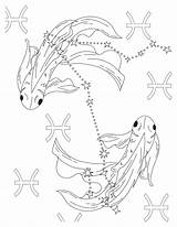 Pisces Coloring Pages Creative Fun For All Ages sketch template