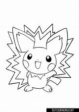 Pichu coloring pages  Free Printable sketch template