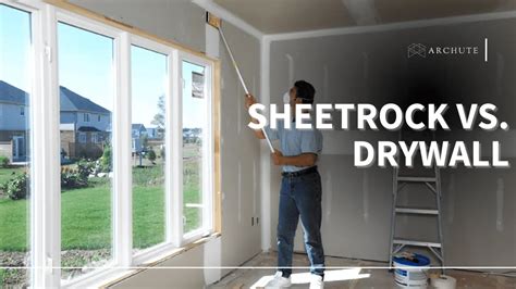 Sheetrock vs. Drywall: What is the Main Difference? - Archute