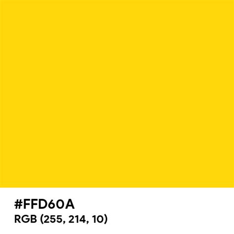 #FFD60A color name is Gold (Web) (Golden)