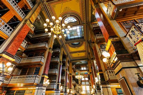 Old library in Iowa State Capitol Stock Photo | Adobe Stock