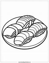 21 Delightful Sushi Spread Coloring Pages Free Printables For Kids sketch template