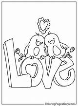 Love Coloring Page Free  Printable Pages sketch template