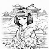 Japanese Coloring Pages  Free & Printable sketch template