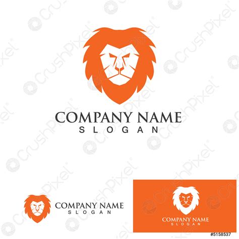 Lion King logo vector illustration designgold lion king head sign - stock vector 5158537 ...