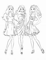Fashionista Coloring Pages To Download And Print For Free sketch template