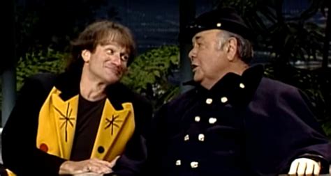 Robin Williams and Jonathan Winters on The Tonight Show Starring Johnny Carson in 1991 | The ...