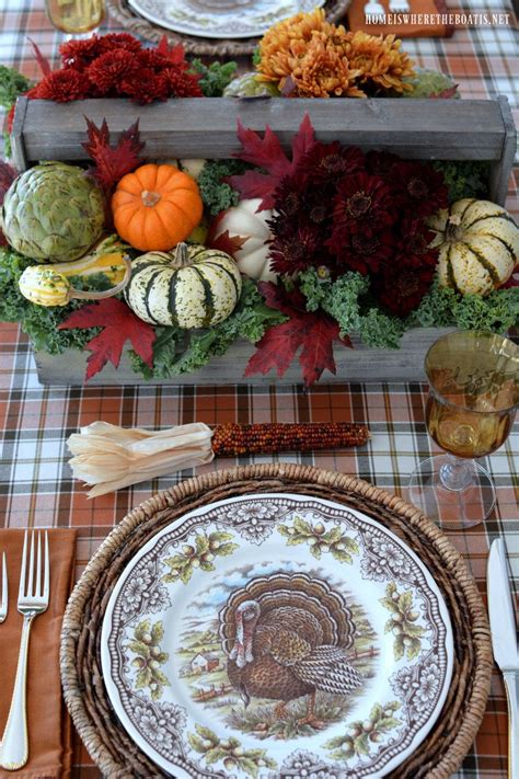 Create a Rustic Harvest Centerpiece for Your Thanksgiving Table | Harvest table centerpieces ...