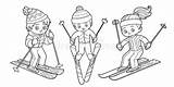 Ski Resort Coloring Page Stock Illustrations – 22  sketch template