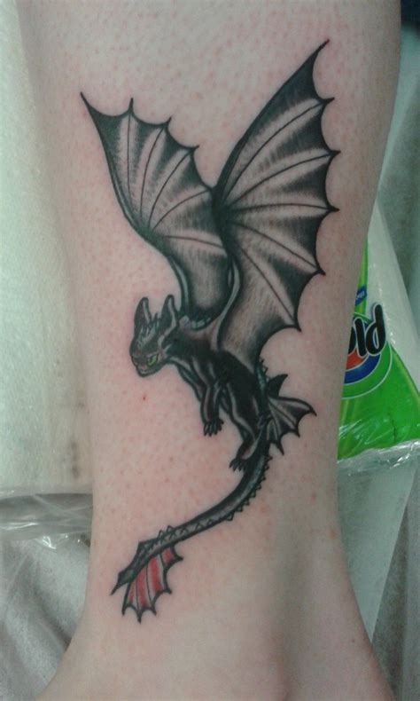 My Nightfury Tattoo!!! by SylviryArt.deviantart.com on @DeviantArt Ink ...