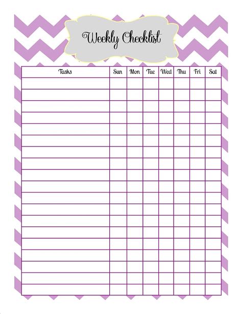 2 Best Images Of Daily Schedule Template Blank Printable Check List | Images and Photos finder