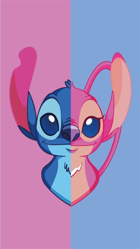 Stitch and Angel, angel, cute, love, stitch, sweet, HD phone wallpaper ...