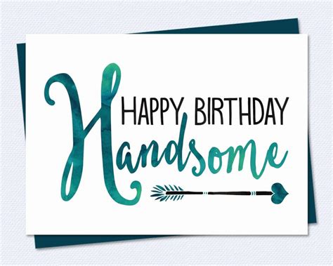 Printable Birthday Cards For Him