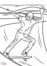 Skateboard Ramp Coloring Pages sketch template
