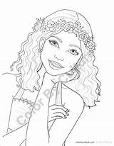 Cute Teenage Coloring Pages  sketch template