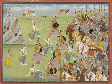 File:A painting from the Mahabharata Balabhadra fighting Jarasandha.jpg