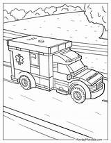 20 Ambulance Coloring Pages Free PDF Printables sketch template