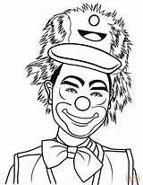 Smiling Clown coloring page  Free Printable Coloring Pages sketch template