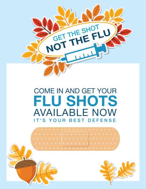 Fall Flu Or Influenza Shot Poster Template Illustrations, Royalty-Free Vector Graphics & Clip ...