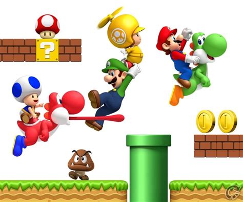 New Super Mario Bros Wii wallpaper - Video Games Blogger