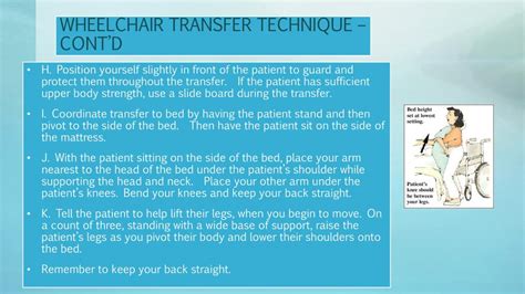 PPT - NUR 111: PROCEDURAL GUIDELINE: WHEELCHAIR TRANSFER TECHNIQUES PowerPoint Presentation - ID ...