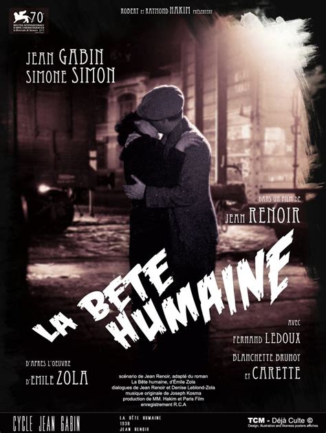 La Bête humaine 1938 Jean Renoir #LaBêtehumaine #JeanRenoir #JeanGabin ...