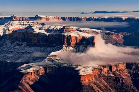 North Rim of the Grand Canyon. | Grand canyon, Winter sunrise, Canyon