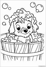 Cute Puppy 5 Coloring Page Crianas Para Colorir sketch template