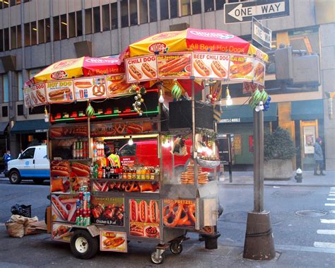 Hot Dog Mobile Food Cart, Midtown, New York City | jag9889 | Flickr