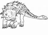 Ankylosaurus Dinosaur Coloring Pages Template Colouring Dinosaurs  sketch template