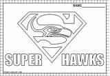Seattle Seahawk Logo Coloring Pages sketch template