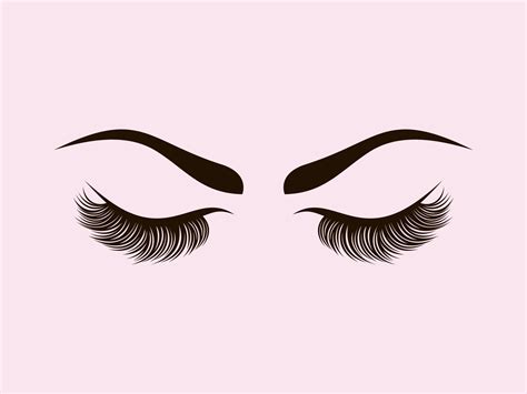 Eyelash extension logo Vector illustration 10403744 Vector Art at Vecteezy