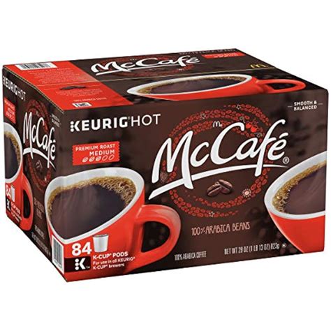 McCafe Premium Roast Coffee Keurig K-CUPS 84-Count Brewer Pods Arabica ...