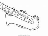 Saxophone Saxofone Colorir Ultracoloringpages Sketch Coloring Page sketch template