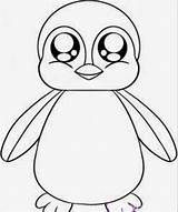 Printable Cute Penguin Coloring Pages sketch template