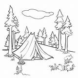 Camping Coloring Pages – Coloring Corner sketch template