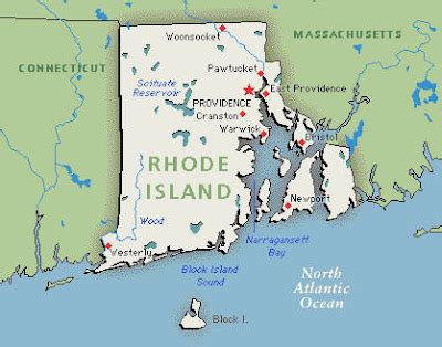 Rhode Island Map - Free Printable Maps