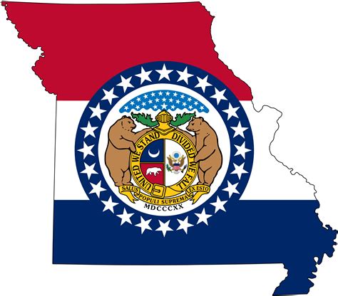 Flag Map Of Missouri | Clipart Panda - Free Clipart Images