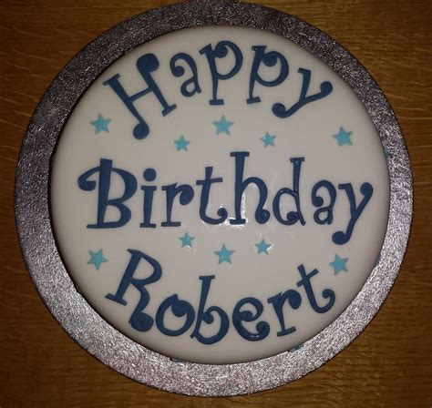 Roberts birthday cake | Verjaardagswensen