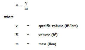 Specific Volume of Substance | Engineers Edge | www.engineersedge.com