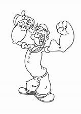 Popeye Coloring Pages  ColoringDraftcom sketch template