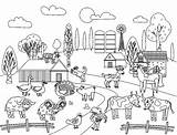 Farm Animals Coloring Pages A Fun And Educational Activity For Kids sketch template